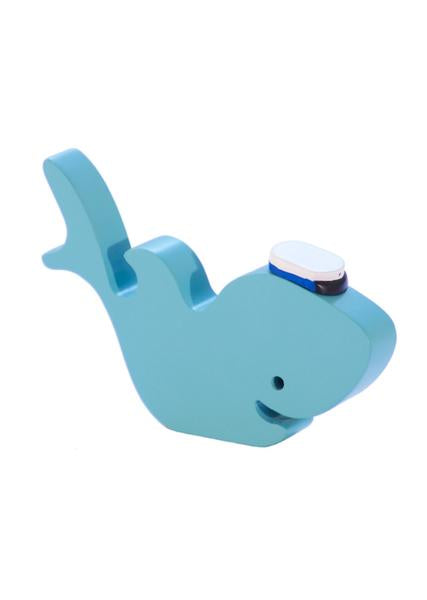 Hannibal the Turquoise Student Shark - Red cap - Design by Witt